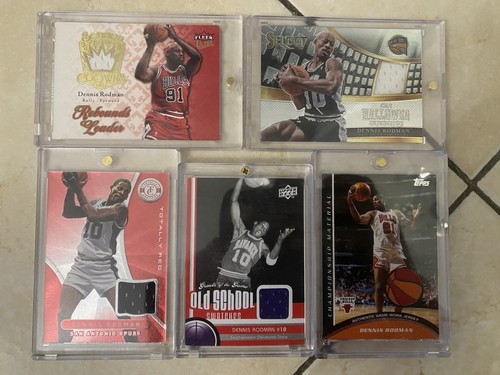 Dennis rodman card patch lot - patch, 5