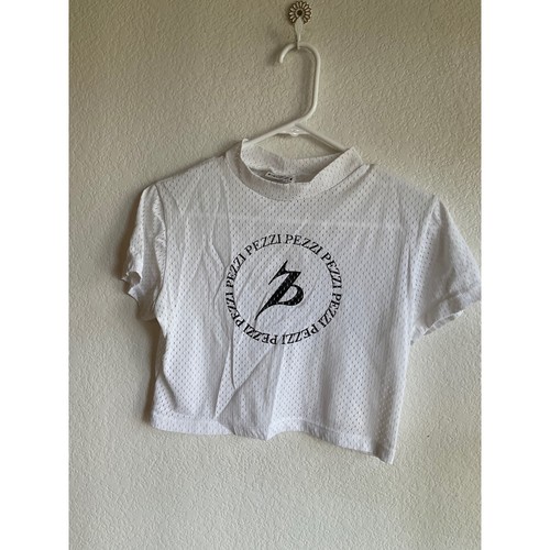 Pezzi vintage mesh crop top - mesh,