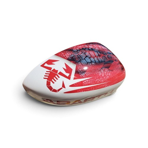 Abarth rearview mirror caps - abarth,