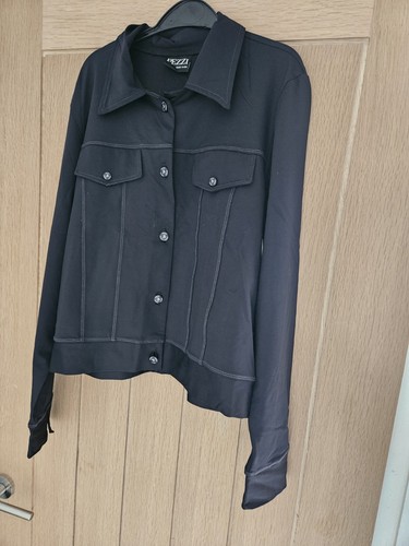 Pezzi black button collared - pezzi,