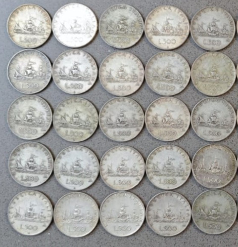 500 lire silver - , coins