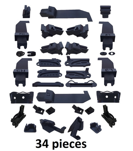 Complete repair kit hood fiat - repair,